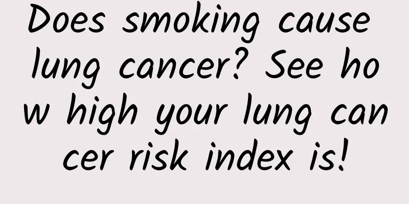 Does smoking cause lung cancer? See how high your lung cancer risk index is!