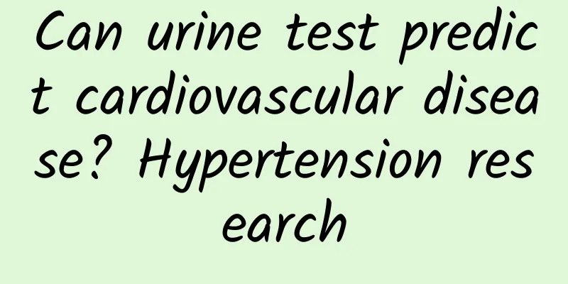 Can urine test predict cardiovascular disease? Hypertension research