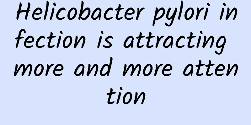 Helicobacter pylori infection is attracting more and more attention