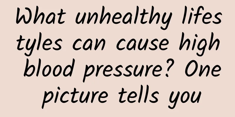What unhealthy lifestyles can cause high blood pressure? One picture tells you