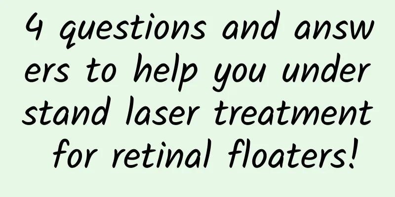 4 questions and answers to help you understand laser treatment for retinal floaters!
