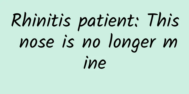 Rhinitis patient: This nose is no longer mine