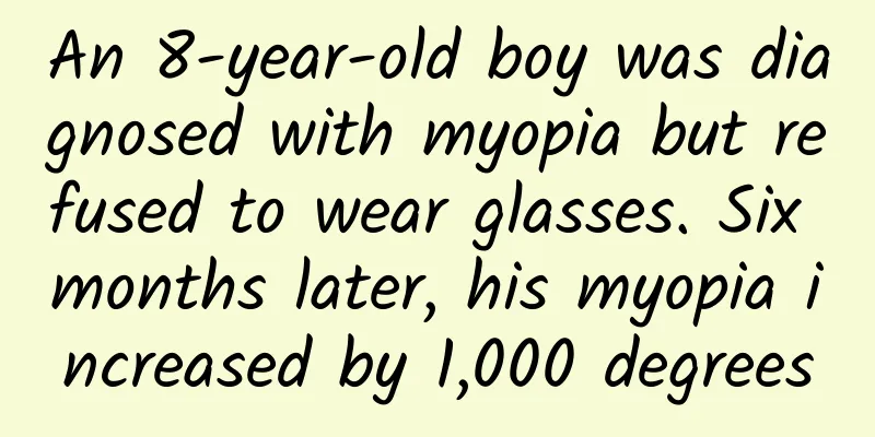 An 8-year-old boy was diagnosed with myopia but refused to wear glasses. Six months later, his myopia increased by 1,000 degrees