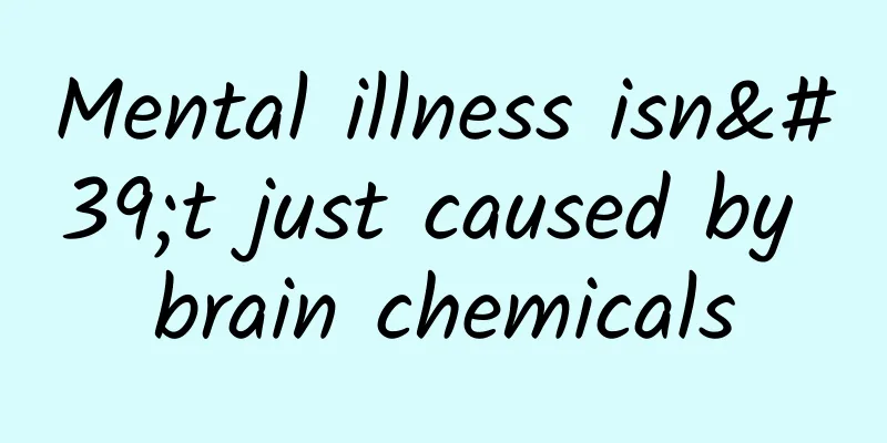 Mental illness isn't just caused by brain chemicals