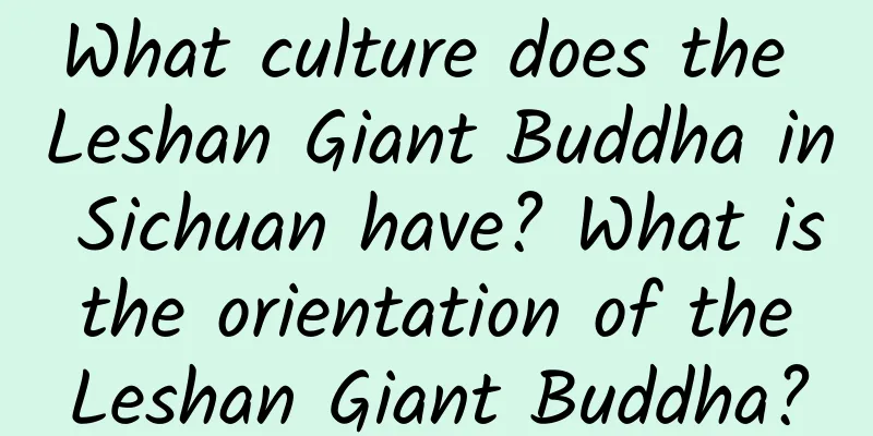 What culture does the Leshan Giant Buddha in Sichuan have? What is the orientation of the Leshan Giant Buddha?