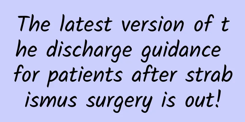 The latest version of the discharge guidance for patients after strabismus surgery is out!