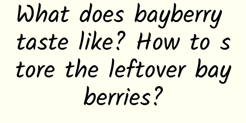 What does bayberry taste like? How to store the leftover bayberries?