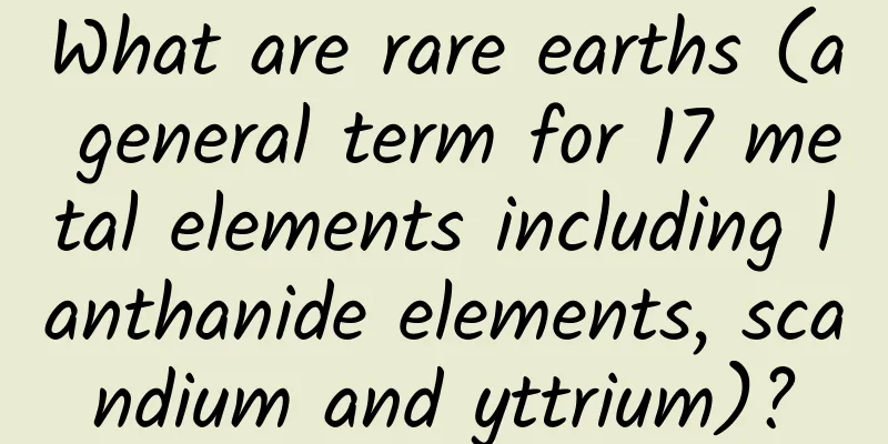 What are rare earths (a general term for 17 metal elements including lanthanide elements, scandium and yttrium)?