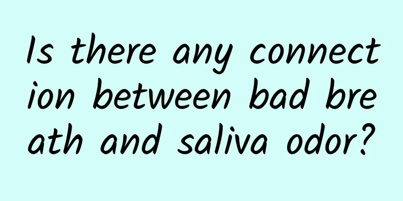 Is there any connection between bad breath and saliva odor?