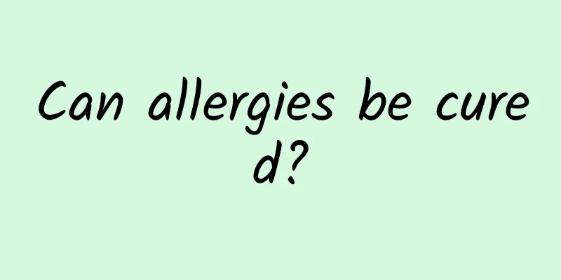 Can allergies be cured?