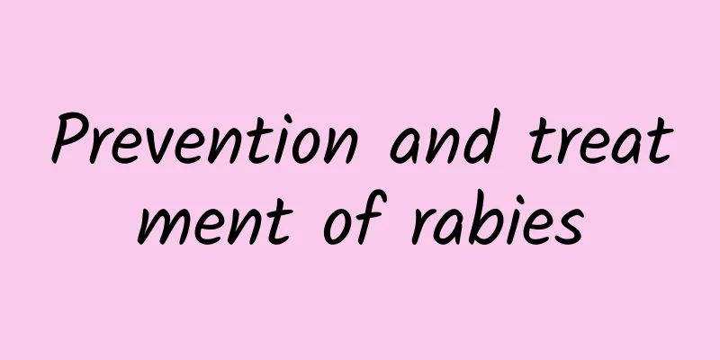 Prevention and treatment of rabies