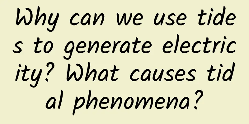 Why can we use tides to generate electricity? What causes tidal phenomena?