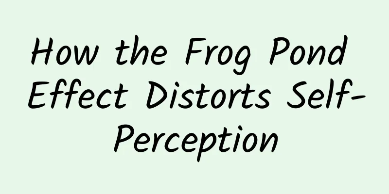 How the Frog Pond Effect Distorts Self-Perception