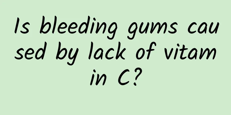 Is bleeding gums caused by lack of vitamin C?