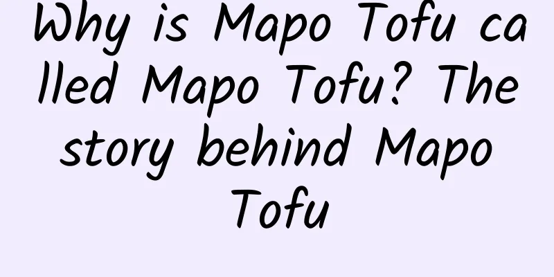 Why is Mapo Tofu called Mapo Tofu? The story behind Mapo Tofu
