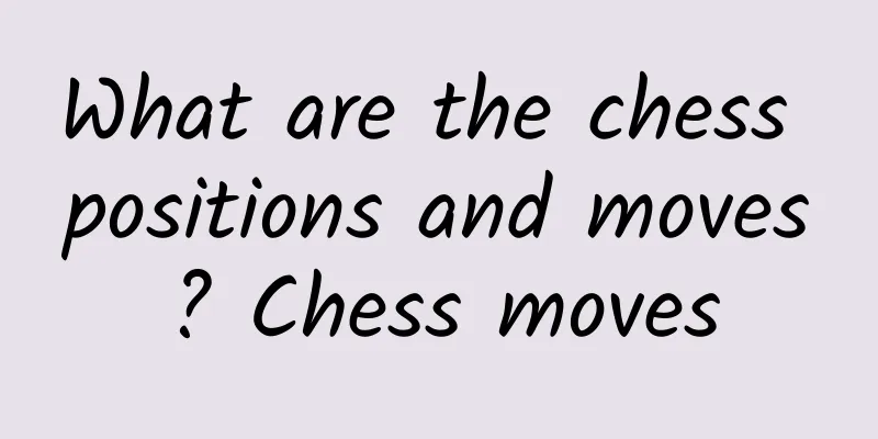 What are the chess positions and moves? Chess moves