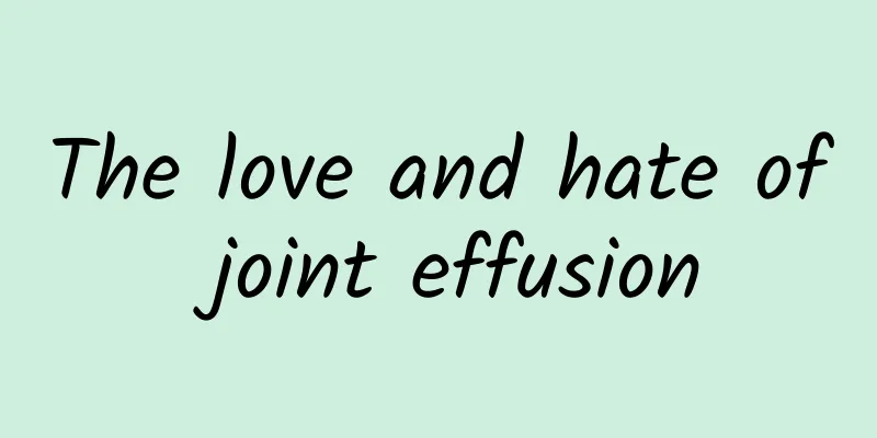 The love and hate of joint effusion