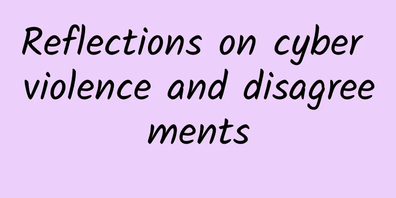 Reflections on cyber violence and disagreements