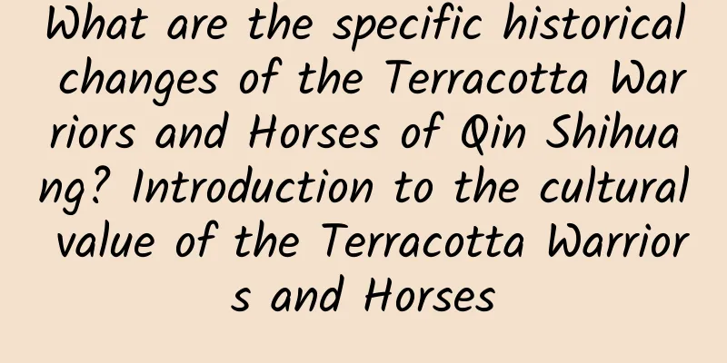 What are the specific historical changes of the Terracotta Warriors and Horses of Qin Shihuang? Introduction to the cultural value of the Terracotta Warriors and Horses