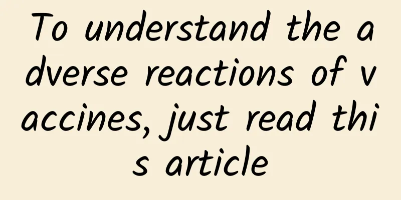 To understand the adverse reactions of vaccines, just read this article