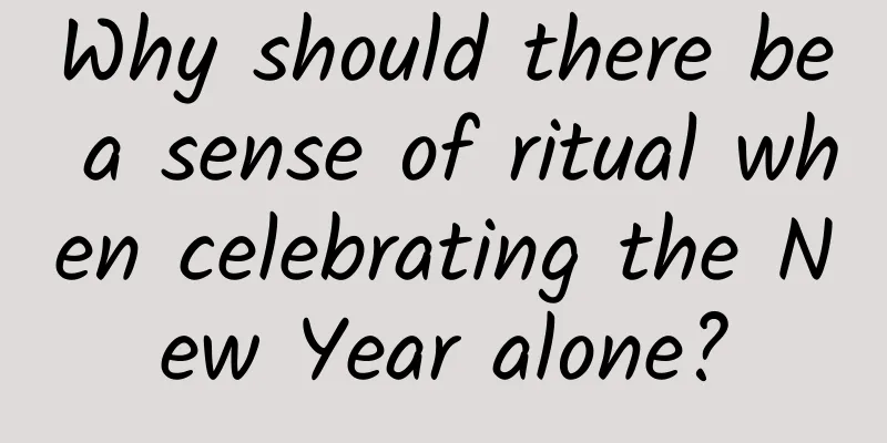Why should there be a sense of ritual when celebrating the New Year alone?