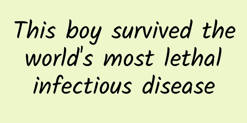 This boy survived the world's most lethal infectious disease