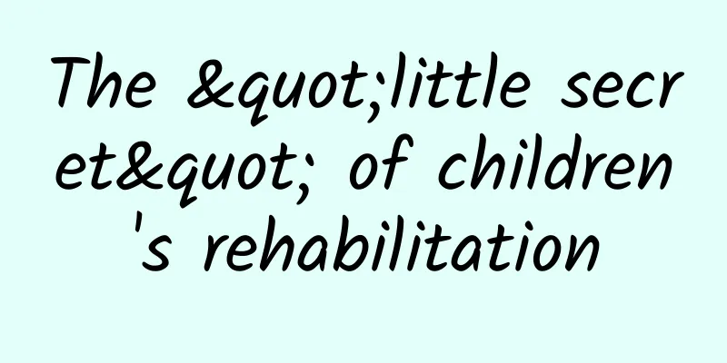 The "little secret" of children's rehabilitation