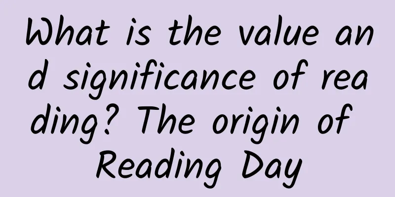 What is the value and significance of reading? The origin of Reading Day