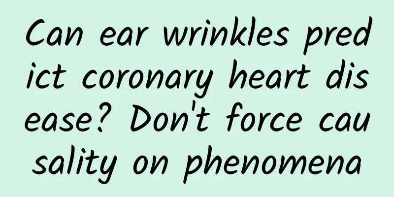 Can ear wrinkles predict coronary heart disease? Don't force causality on phenomena
