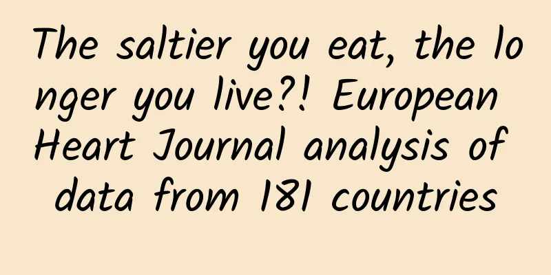 The saltier you eat, the longer you live?! European Heart Journal analysis of data from 181 countries