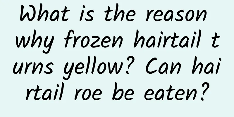 What is the reason why frozen hairtail turns yellow? Can hairtail roe be eaten?