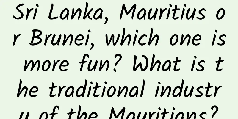 Sri Lanka, Mauritius or Brunei, which one is more fun? What is the traditional industry of the Mauritians?