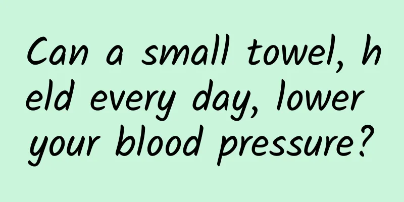 Can a small towel, held every day, lower your blood pressure?