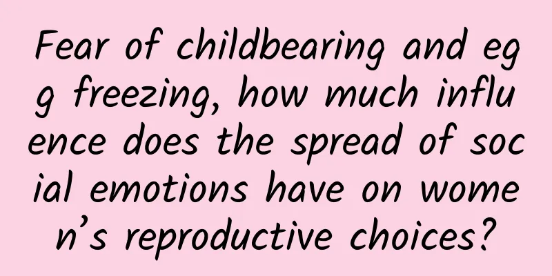 Fear of childbearing and egg freezing, how much influence does the spread of social emotions have on women’s reproductive choices?