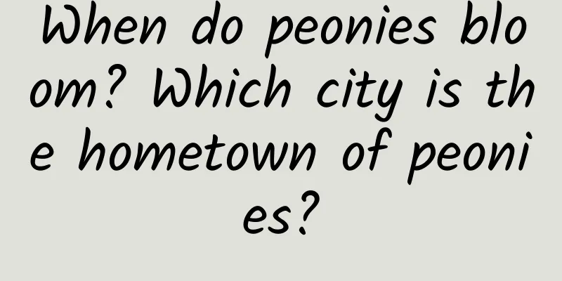 When do peonies bloom? Which city is the hometown of peonies?