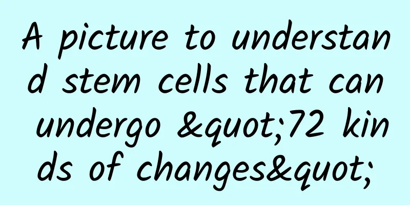 A picture to understand stem cells that can undergo "72 kinds of changes"