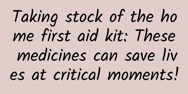 Taking stock of the home first aid kit: These medicines can save lives at critical moments!