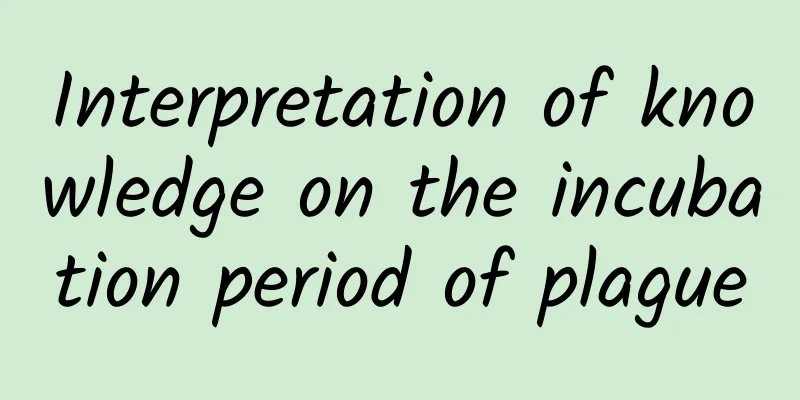Interpretation of knowledge on the incubation period of plague