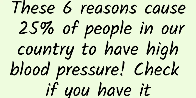 These 6 reasons cause 25% of people in our country to have high blood pressure! Check if you have it