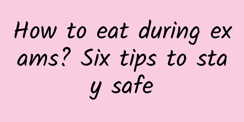 How to eat during exams? Six tips to stay safe