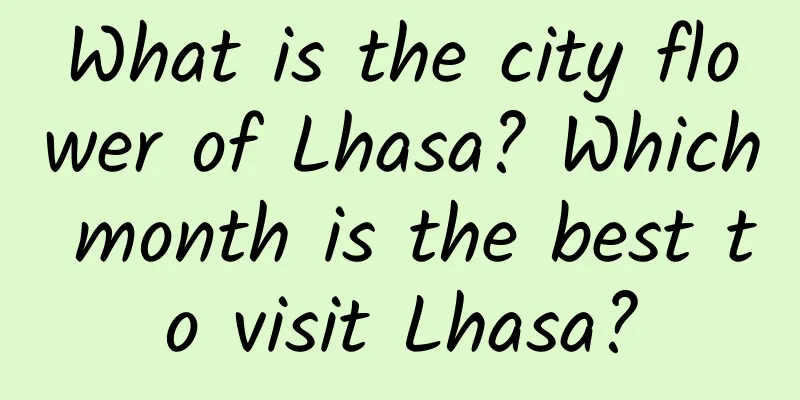 What is the city flower of Lhasa? Which month is the best to visit Lhasa?