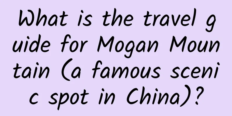 What is the travel guide for Mogan Mountain (a famous scenic spot in China)?