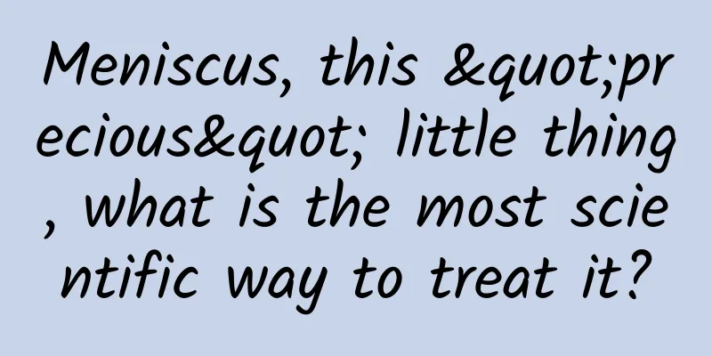 Meniscus, this "precious" little thing, what is the most scientific way to treat it?
