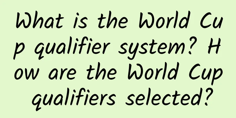 What is the World Cup qualifier system? How are the World Cup qualifiers selected?