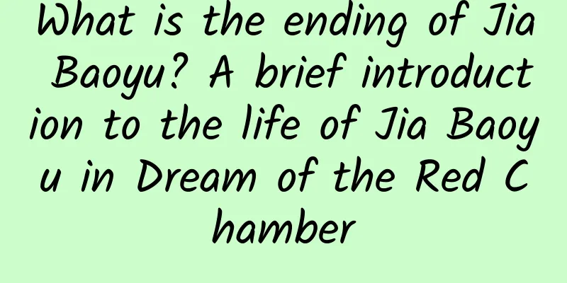 What is the ending of Jia Baoyu? A brief introduction to the life of Jia Baoyu in Dream of the Red Chamber