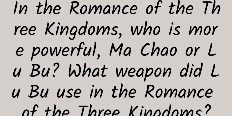 In the Romance of the Three Kingdoms, who is more powerful, Ma Chao or Lu Bu? What weapon did Lu Bu use in the Romance of the Three Kingdoms?