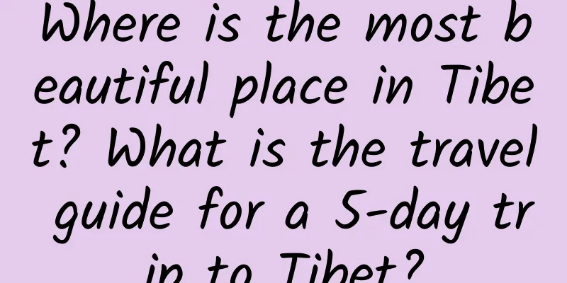 Where is the most beautiful place in Tibet? What is the travel guide for a 5-day trip to Tibet?
