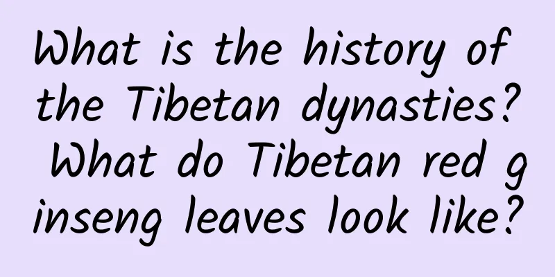 What is the history of the Tibetan dynasties? What do Tibetan red ginseng leaves look like?
