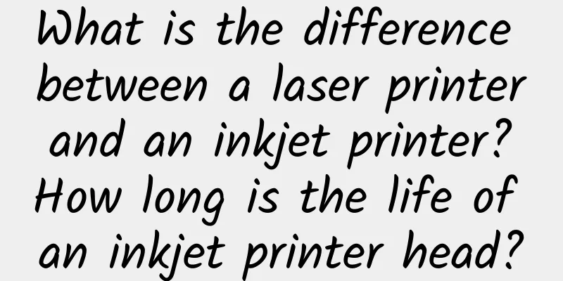 What is the difference between a laser printer and an inkjet printer? How long is the life of an inkjet printer head?