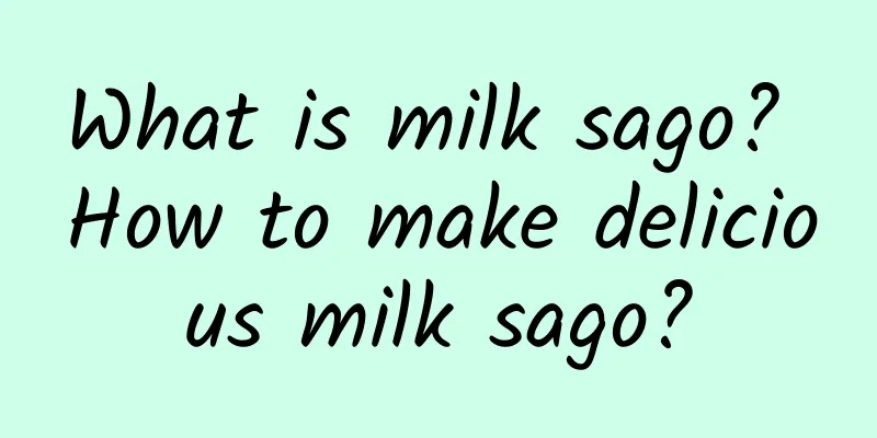 What is milk sago? How to make delicious milk sago?